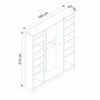 Hanah Home Noah - 8200 Perchero de recibidor Blanco